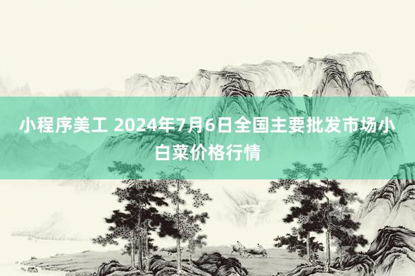 小程序美工 2024年7月6日全国主要批发市场小白菜价格行情